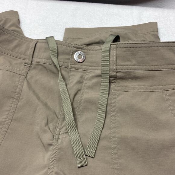 Prana Khaki walking shorts/capris size 10 - Picture 4 of 7